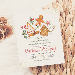 Lámina Navidades de pan de jengibre rojo de café de cocin