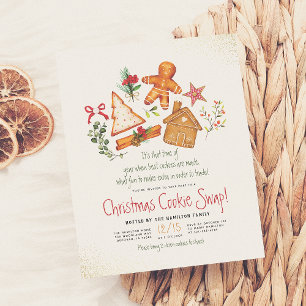 Lámina Navidades de pan de jengibre rojo de café de cocin