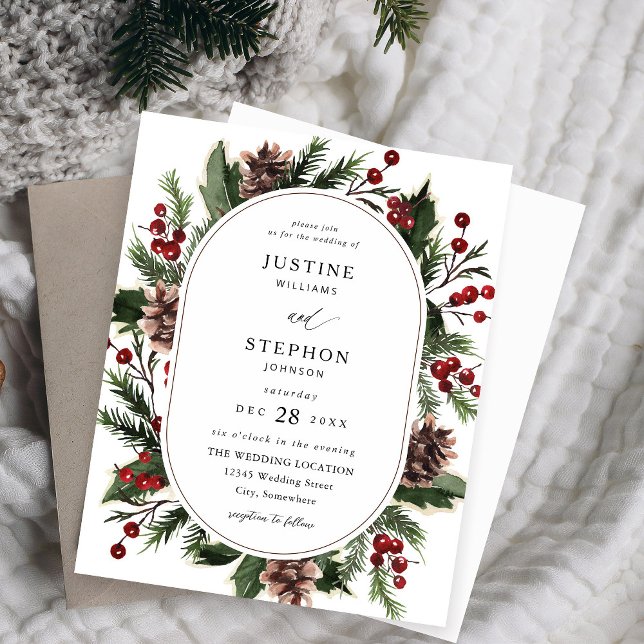 Lámina Navidades de presupuesto Boda de Berries y Pine (Subido por el creador)