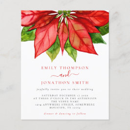 Lámina Navidades de presupuesto Boda Gran Poinsettia Roja