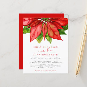 Lámina Navidades de presupuesto Boda Gran Poinsettia Roja
