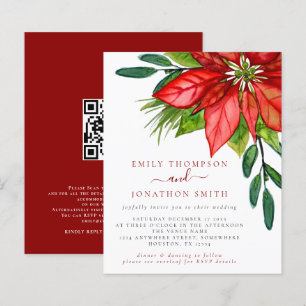 Lámina Navidades de presupuesto Código QR Invitación a ma