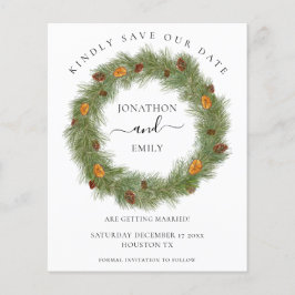 Lámina Navidades de presupuesto Cone Naranja Boda Guardar