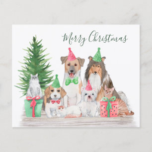 Lámina Navidades de presupuesto curados Animales Perro Ga