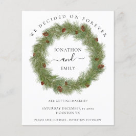 Lámina Navidades de presupuesto de la boda de Cono de Leó