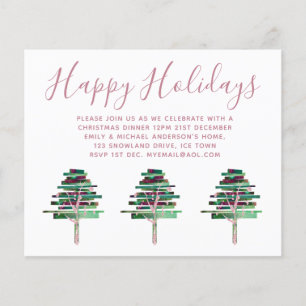 Lámina Navidades de presupuesto invitan a Rosa de oro, ca