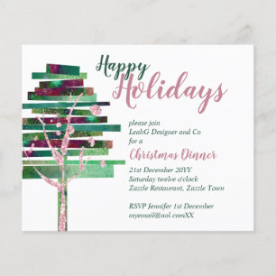 Lámina Navidades de presupuesto invitan a Rosa de oro, ca