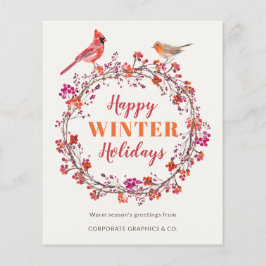 Lámina Navidades de presupuesto saludaron feriados de neg