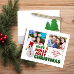 Lámina Navidades de presupuesto sintieron foto de feriado<br><div class="desc">Los Navidades del presupuesto sintieron a Snowman Holly Jolly Holiday Photo Tomaste todas esas piezas de fieltro que habían estado sentadas en tu caja de artesanías desde que eras adolescente y decidiste hacer algo lindo y divertido para las vacaciones. ¡Entra un hombre de nieve! Este lindo hombre de nieve de...</div>