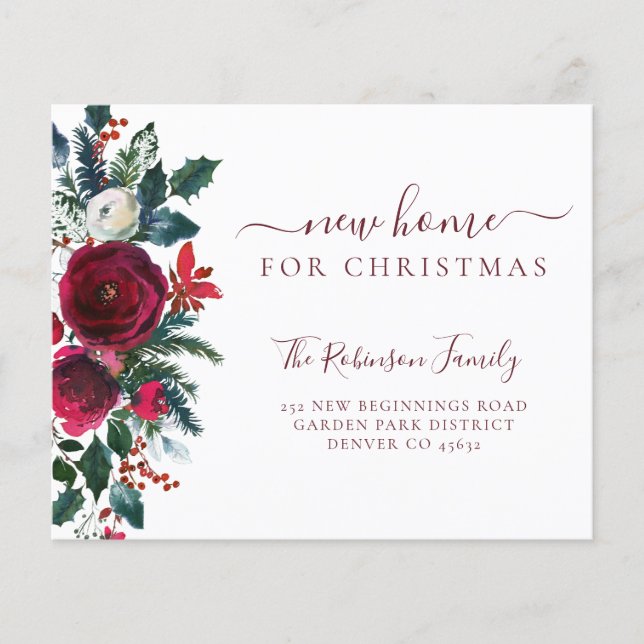 Lámina Navidades de presupuesto vacaciones Invitación móv (Anverso)