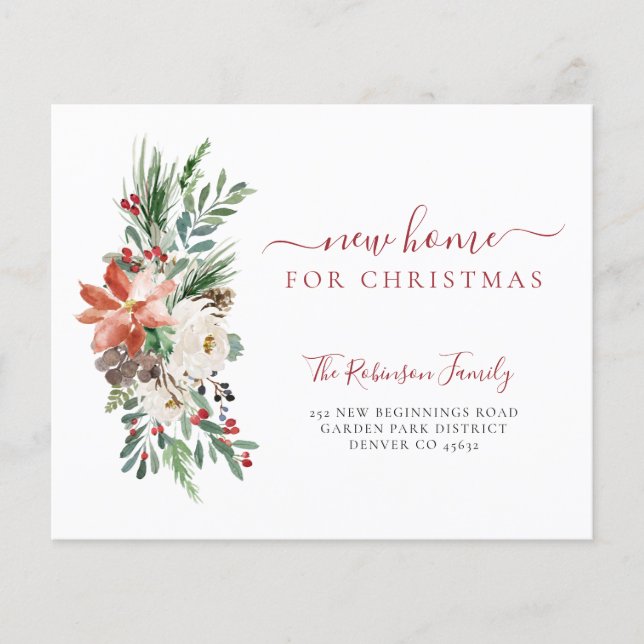 Lámina Navidades de presupuesto vacaciones invitación móv (Anverso)