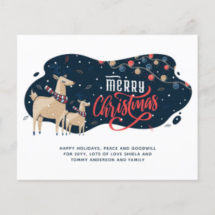 Lámina Navidades de presupuesto venado marca arte folclór