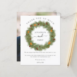 Lámina Navidades de presupuesto Wreath Citrus Boda Gracia