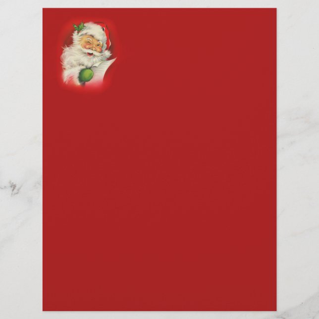 Lámina Navidades de Vintage Santa Claus (Anverso)