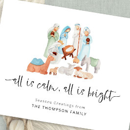 Lámina Navidades del Calendario 2026 de Budget All Calm N