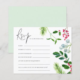 Lámina NAVIDADES del follaje Mistletoe Boda RSVP
