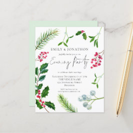 Lámina Navidades del follaje presupuestario Boda Fiesta d