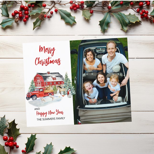 Lámina Navidades Foto Watercolor Rústico Presupuesto Agrí (Subido por el creador)