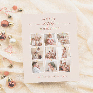 Lámina Navidades fotográficos de Budget Merry Little Mome