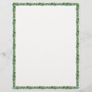 Lámina Navidades Garland Letterhead