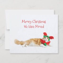 Lámina Navidades gatos graciosos del presupuesto mudándos