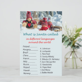 Lámina Navidades gnomes navidades en todo el mundo