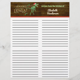 Lámina Navidades Graciosas recetas de los dinosaurios de