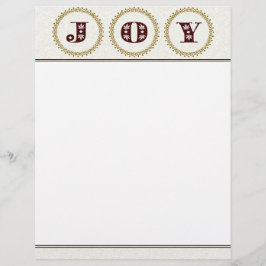 Lámina NAVIDADES JOY Carta Papel / Estacionamiento de Nav