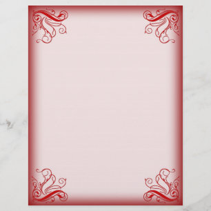 Lámina Navidades Letterhead Red