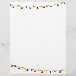 Lámina Navidades Luces Stationery