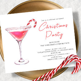 Lámina Navidades Martini Cocktail | Invitación de fiesta