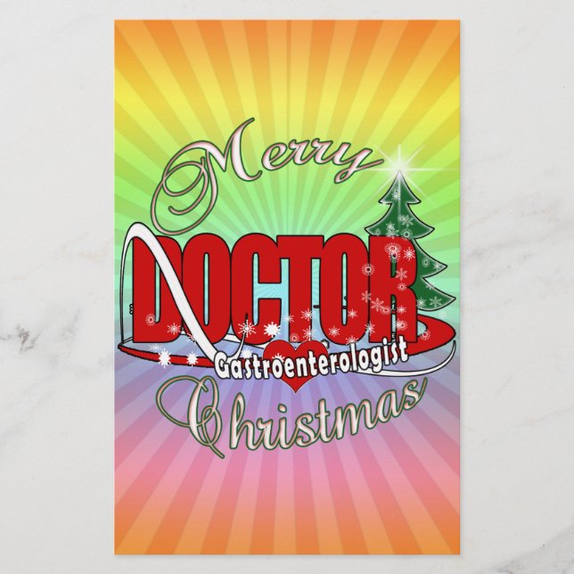 Lámina Navidades MÉDICAS gastroenterólogos (Anverso)