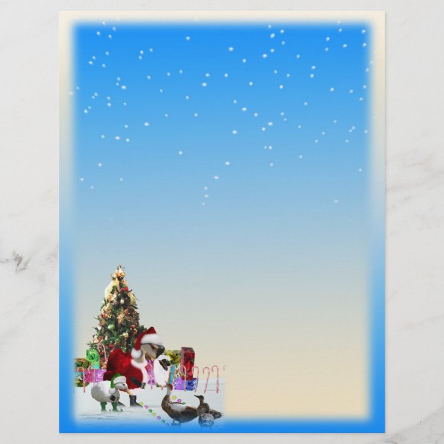 Lámina Navidades Nieve a dos lados (Anverso)