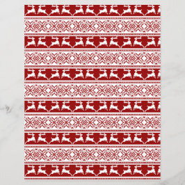 Lámina Navidades nórdicos Papel nórdico para naves de ren