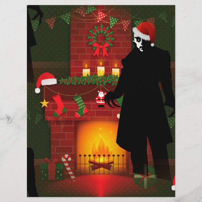 Lámina navidades nosferatu (Anverso)