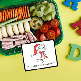Lámina Navidades Notas del Lunchbox para niños de vacacio