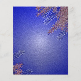 Lámina Navidades Poinsettia Blue II