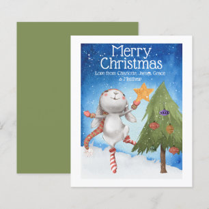 Lámina NAVIDADES PRESUPUESTARIOS Árbol decorativo conejo