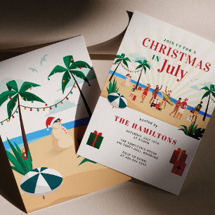 Lámina Navidades Presupuestarios En Julio Invitación Del 