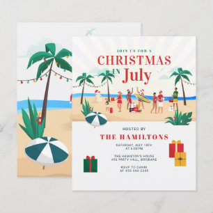 Lámina Navidades Presupuestarios En Julio Invitación Del 