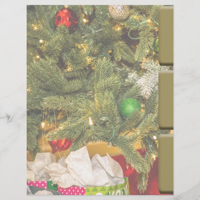 Lámina Navidades Recuerdos de insertos divisores con pest (Anverso)