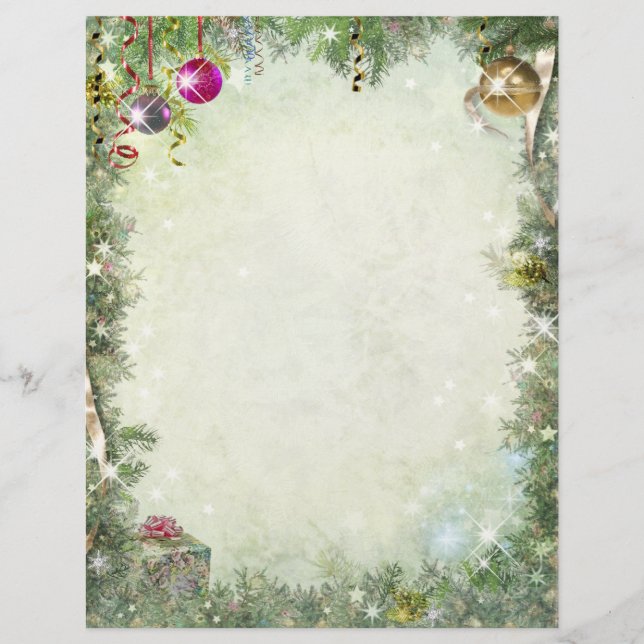 Lámina Navidades Stationery (Anverso)