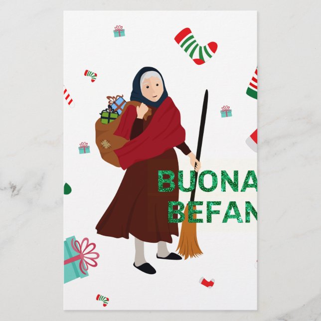 Lámina navidades Witch buona Befana (Anverso)