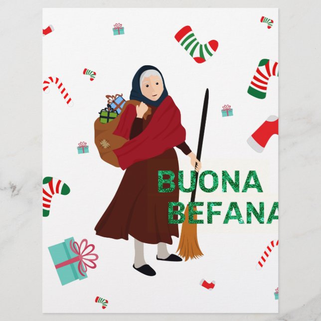 Lámina navidades Witch buona Befana (Anverso)