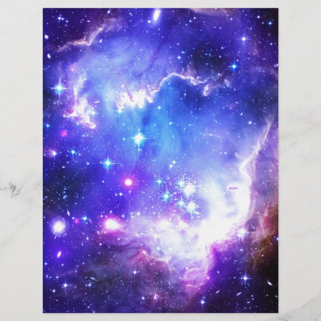 Lámina Nebulosa azul (Anverso)
