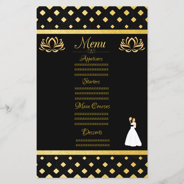 Lámina Negro-dorado (Anverso)