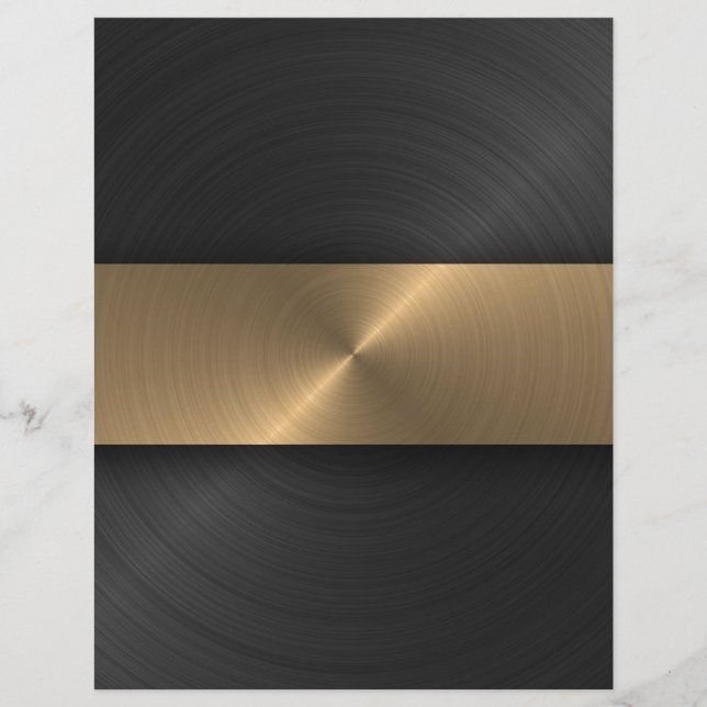 Lámina Negro y oro (Anverso)
