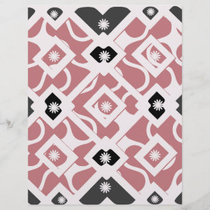 Lámina Negro y rosa negrita
