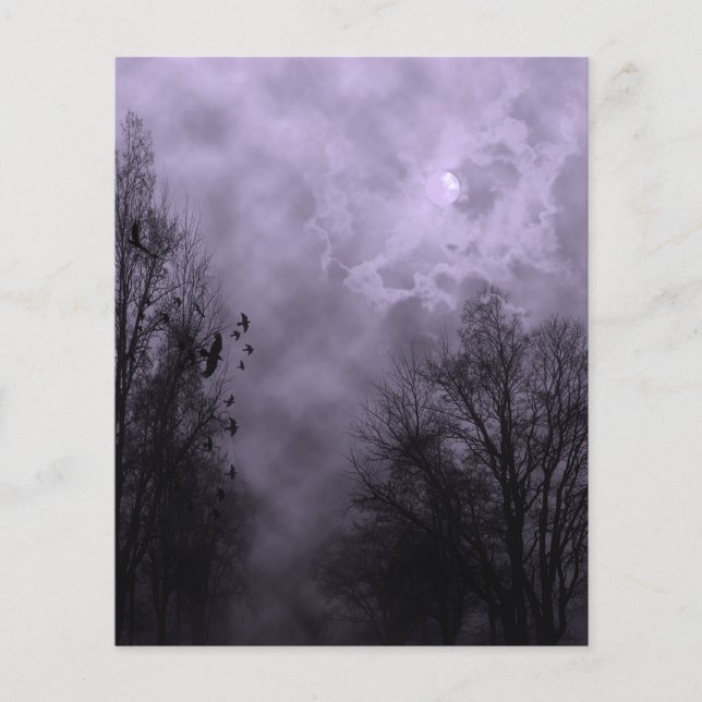 Lámina Niebla morada del cielo embrujado (Anverso)