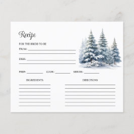 Lámina Nieve enamorada. Pine Forest Bridal Shower